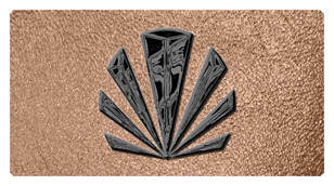 DSC700 602 BK SH BZ Black Sunburst Shimmer Bronze Background